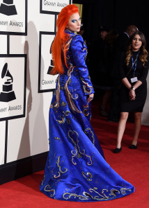 LOS ANGELES, CA - FEBRUARY 15: Lady Gaga arrives at the The 58th GRAMMY Awards at Staples Center on February 15, 2016 in Los Angeles City. (Photo by Steve Granitz/WireImage)