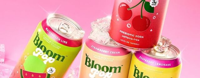 Prebiotic sodas