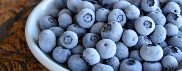 frozen blueberry